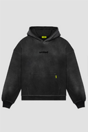 UNTIED® THE ENTRY COLLECTION SS26 BLACK SUN FADED HOODIE