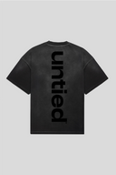 UNTIED® THE ENTRY COLLECTION SS26 BLACK SUN FADED T-SHIRT