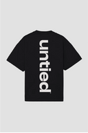 UNTIED® THE ENTRY COLLECTION SS26 BLACK HOODIE