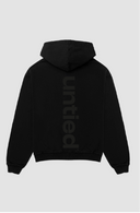 UNTIED® THE ENTRY COLLECTION SS26 BLACK ZIP HOODIE