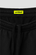 UNTIED® THE ENTRY COLLECTION SS26 BLACK SHORTS